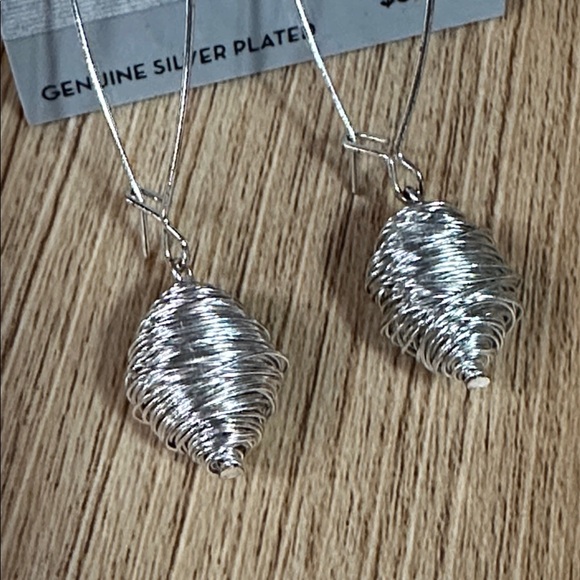 Robert Lee Morris Silver Earrings - Picture 2 of 6